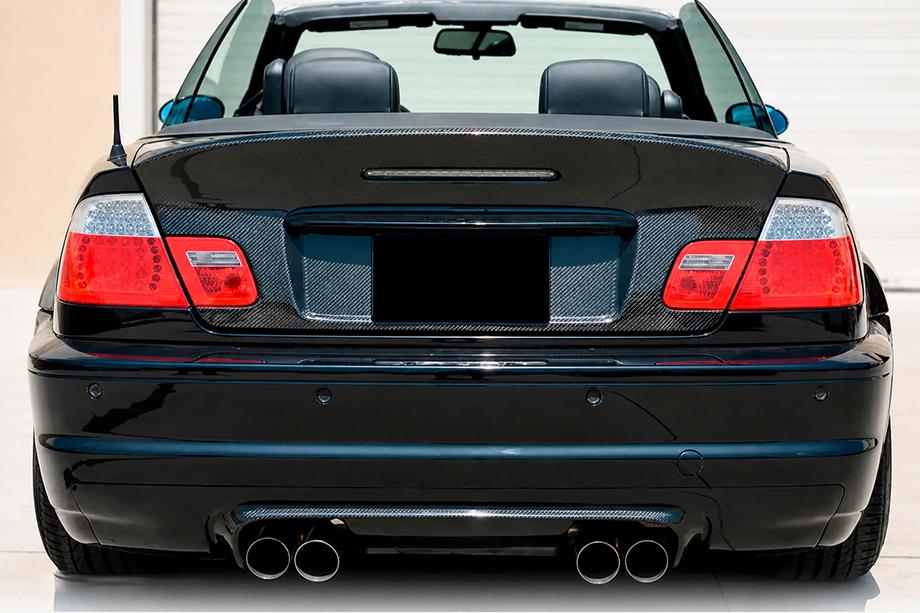 BMW 3 Serie E46 1998–2006 Achterbumper diffuser V2 (voor M3, carbon) Image