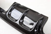 BMW 3 Serie E46 1998–2006 Achterbumper diffuser V3 (voor M3, carbon) foto 9