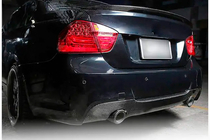 BMW 3-serie E90/E91 2005–2011 Achterbumper diffuser V3 (voor E90 M-Sport, carbon) foto 7