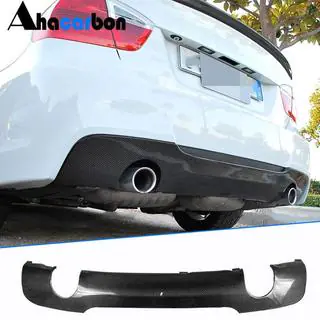 Achterbumper diffuser V3 (voor E90 M-Sport, carbon) foto 1