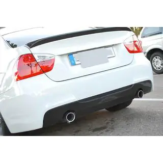 Achterbumper diffuser V3 (voor E90 M-Sport, carbon) foto 3
