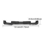 BMW 3-serie E90/E91 2005–2011 Achterbumper diffuser (voor E90 M-Sport, carbon) foto 12