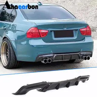 Achterbumper diffuser (voor E90 M-Sport, carbon) foto 1
