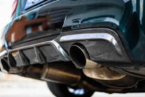 BMW 3-serie E90/E91 2005–2011 Achterbumper diffuser FRP V4 (voor E90 M Sport) foto 4