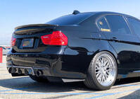 BMW 3-serie E90/E91 2005–2011 Achterbumper diffuser FRP V4 (voor E90 M Sport) foto 5
