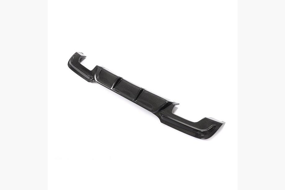 BMW 3-serie E90/E91 2005–2011 Achterbumper diffuser FRP V5 (voor E90 M Sport) Foto 13