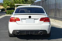 BMW 3-serie E92/E93 2006–2013 Achterbumper diffuser V2 (voor M-Sport, carbon) foto 2