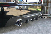 BMW 3-serie E92/E93 2006–2013 Achterbumper diffuser V2 (voor M-Sport, carbon) foto 5
