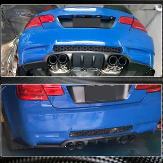 Achterbumper diffuser Hamann-Style (voor M3, carbon) foto 3