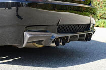 BMW 3-serie E90/E91 2005–2011 Achterbumper diffuser Carbon V2 (voor E92/E93 M3) foto 2