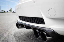 BMW 3-serie E92/E93 2006–2013 Achterbumper diffuser H2-Style (voor M3, carbon) foto 2