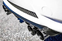 BMW 3-serie E92/E93 2006–2013 Achterbumper diffuser H2-Style (voor M3, carbon) foto 4