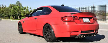 BMW 3-serie E92/E93 2006–2013 Achterbumper diffuser H2-Style (voor M3, carbon) foto 5