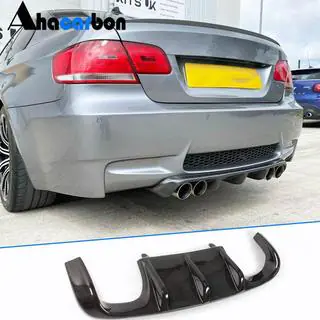 Achterbumper diffuser H2-Style (voor M3, carbon) foto 1