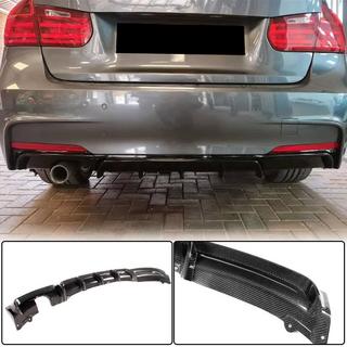 Achterbumper diffuser V3 (voor F30 M-Sport, carbon) foto 1