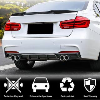 V4 achterbumper diffuser (voor F30 M-Sport, carbon) foto 3