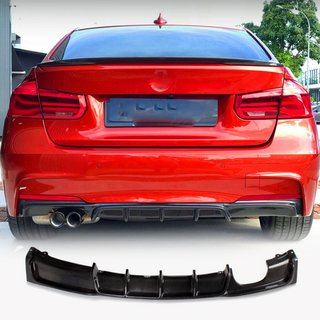 Achterbumper diffuser V5 (voor F30 M-Sport, carbon) BMW 3 Serie F30/F31 2012–2019 foto 1