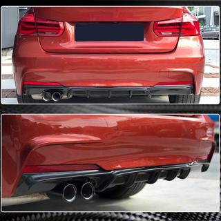Achterbumper diffuser V5 (voor F30 M-Sport, carbon) BMW 3 Serie F30/F31 2012–2019 foto 3