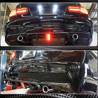 Achterbumper diffuser V2 (voor F30 M-Sport, carbon) foto 3