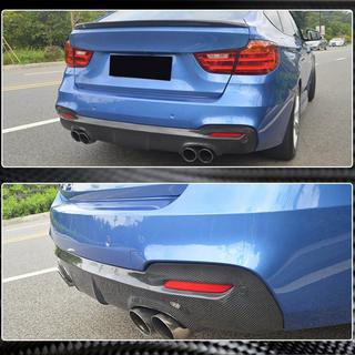 Achterbumper diffuser V3 (voor M-Sport, carbon) BMW 3-serie F34 2013–2020 foto 3