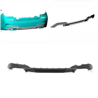 Achterbumper diffuser V1 (voor M-Sport 2018-2022, Carbon) foto 2