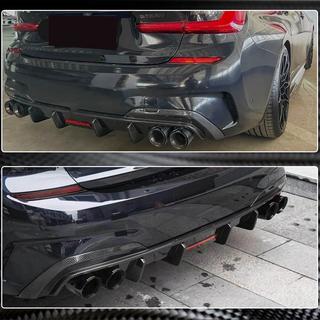 Achterbumper diffuser V6 (voor M-Sport 2018-2022, carbon) foto 4
