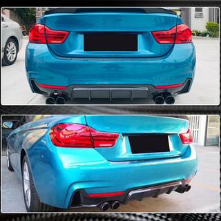 Achterbumperdiffuser V1 (voor M-Sport, carbon) foto 4