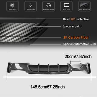 Achterbumper diffuser V2 (voor M-Sport, carbon) foto 4