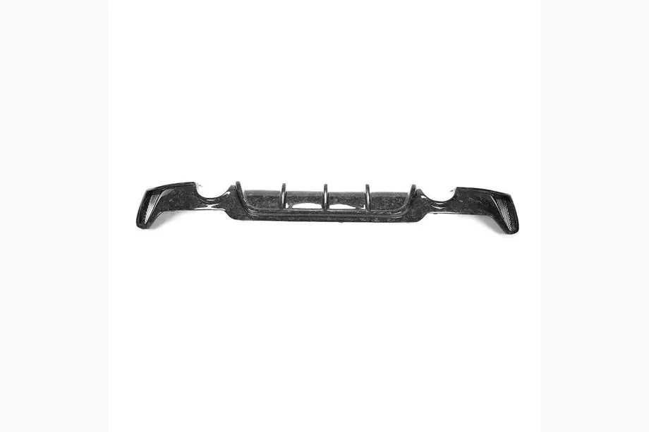 BMW 4 Serie F32/F33/F36 2012–2020 Achterbumperdiffuser V4 (voor M-Sport, carbon) Image