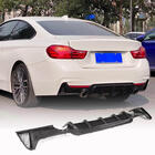 BMW 4 Serie F32/F33/F36 2012–2020 Achterbumper diffuser V3 (voor M-Sport, carbon) foto 1