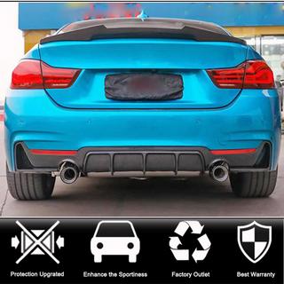 Achterbumper diffuser V3 (voor M-Sport, carbon) BMW 4 Serie F32/F33/F36 2012–2020 foto 2
