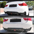 BMW 4 Serie F32/F33/F36 2012–2020 Achterbumper diffuser V7 (voor M-Sport, carbon) foto 7