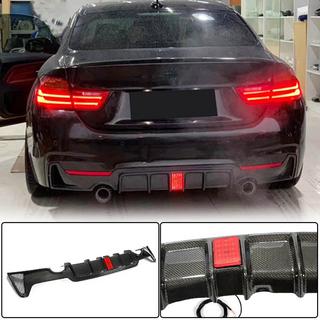 Achterbumper diffuser V8 (voor M-Sport, carbon) BMW 4 Serie F32/F33/F36 2012–2020 foto 1
