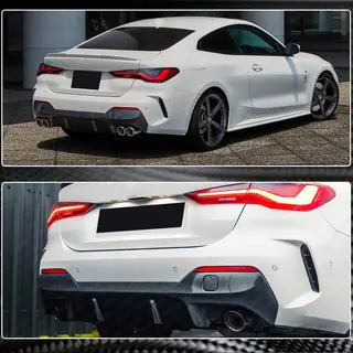 Achterbumperdiffuser V2 (voor G22/G23 M-Sport, carbon) foto 4