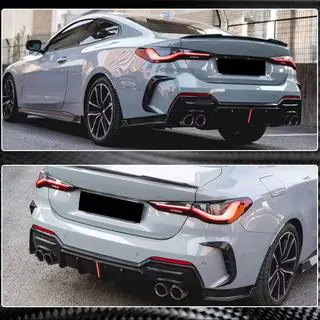 Achterbumperdiffuser V3 (voor G22/G23 M-Sport, carbon) foto 3