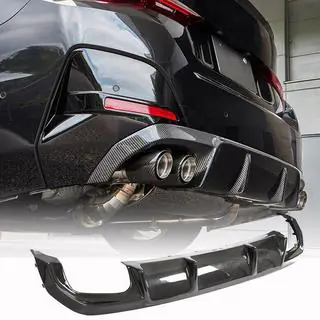 Achterbumper diffuser V2 (voor G26 M-Sport, carbon) foto 1