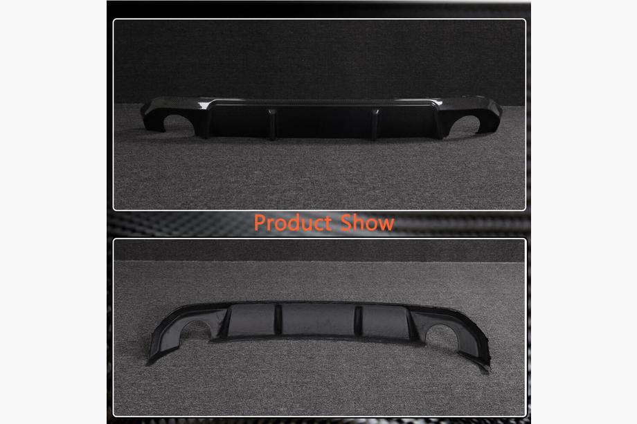 BMW 4-serie G22/23/26 2020– Achterbumper diffuser V1 (voor G26 M-Sport, carbon) Foto 4