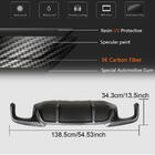 BMW 5 Serie F10/F11 2010–2016 Achterbumper diffuser V1 (voor F10 M-Sport, carbon) foto 4