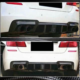 Achterbumper diffuser V2 (voor F10 M-Sport, carbon) BMW 5 Serie F10/F11 2010–2016 foto 4