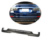BMW 5 Serie F10/F11 2010–2016 Achterbumper diffuser V4 (voor F10 M-Sport, carbon) foto 1