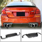 BMW 5 Serie F10/F11 2010–2016 Achterbumper diffuser Carbon V4 (voor M5) foto 1
