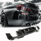 BMW 5 Serie F10/F11 2010–2016 Achterbumper diffuser V3 (voor F10 M5, carbon) foto 1