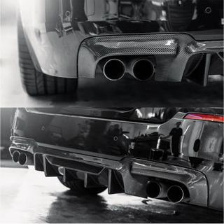 Achterbumper diffuser V3 (voor F10 M5, carbon) BMW 5 Serie F10/F11 2010–2016 foto 2