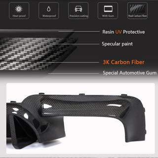 Achterbumper diffuser V3 (voor F10 M5, carbon) BMW 5 Serie F10/F11 2010–2016 foto 3