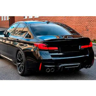 Achterbumper diffuser V1 (voor M5 F90, carbon) foto 1