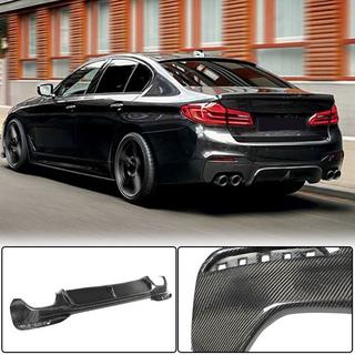 Achterbumper diffuser V3 (voor M-Sport/M5 F90, carbon) BMW 5 Serie G30/G31 2017–2023 foto 1