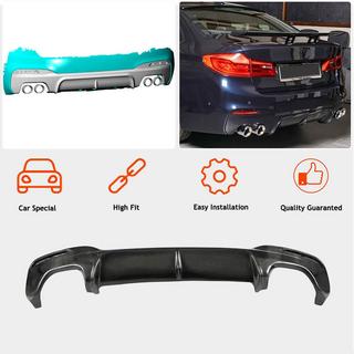 Achterbumper diffuser V3 (voor M-Sport/M5 F90, carbon) BMW 5 Serie G30/G31 2017–2023 foto 2