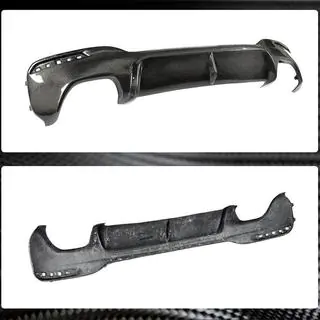Achterbumper diffuser V3 (voor M-Sport/M5 F90, carbon) foto 4