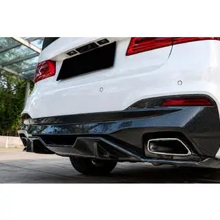 Achterbumperdiffuser V4 (voor M-Sport/M5 F90, carbon) foto 3