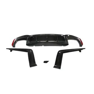 Achterbumper diffuser V5 (voor M-Sport/M5 F90, carbon) foto 1